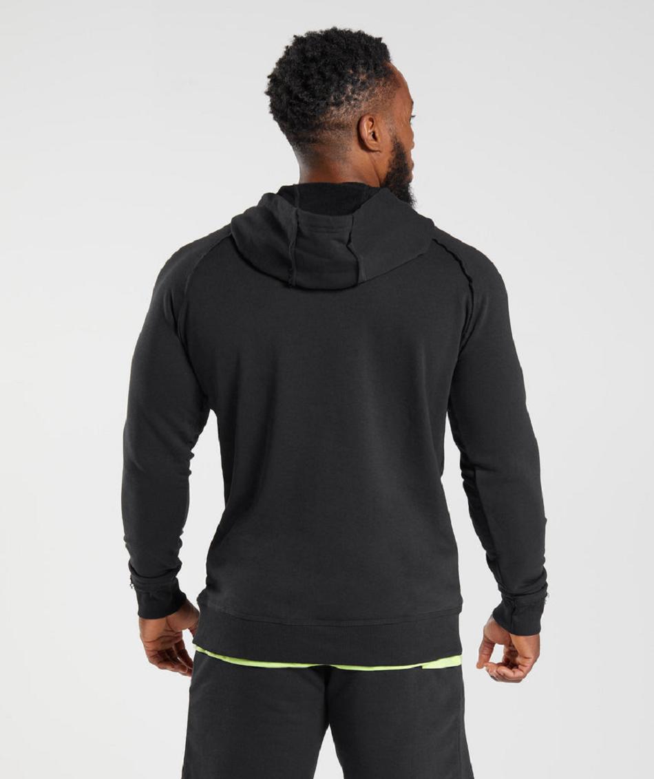 Sudadera Con Capucha Gymshark Legacy Hombre Negras | CO 3639DFM